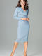 Lenitif Midi Dress Blue