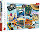 Puzzle Trefl cu 1000 de cărucioare poștale