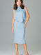 Lenitif Midi Evening Dress Blue