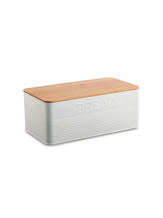 Marva Metallic Bread Box Beige 33x18x12cm