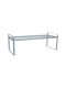 Uncle George Floor Bathroom Shelf Metallic 51x21x18.5cm White