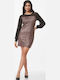 Mini Damenkleid Beiges