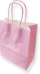 Paper Bag for Gift Pink 25x19cm.