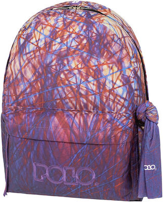 Polo Original Scarf School Bag Backpack Junior High-High School Multicolored 2024