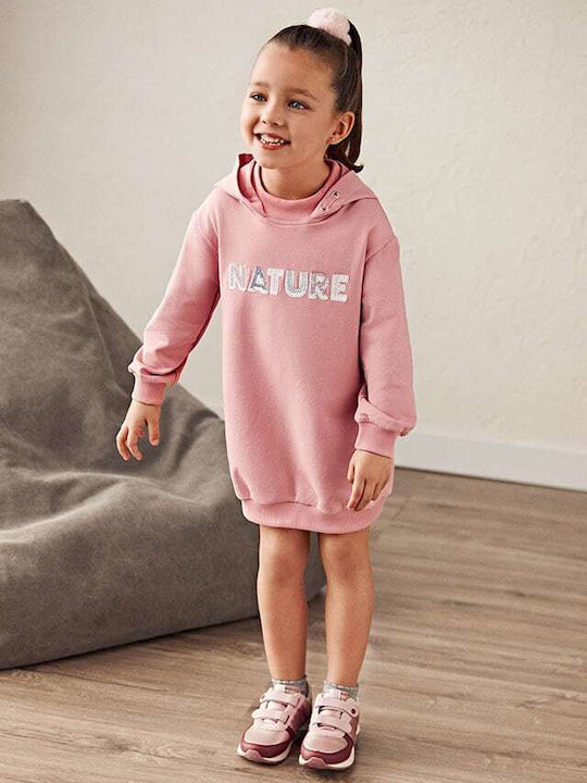 Mayoral Sweatshirt Kids Dress Pink