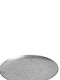 Espiel Snow Plate Shallow Inox Gray with Diameter 19cm