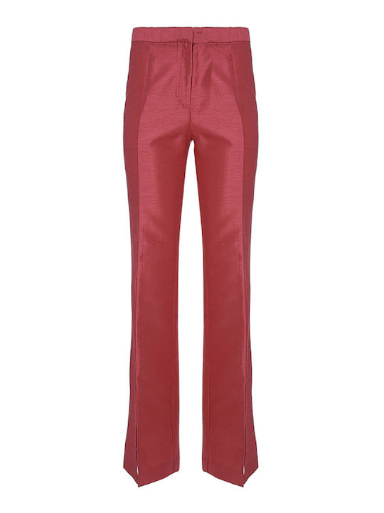 C. Manolo Damen Stoff Hose Fuchsie