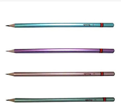 Rotring Wooden Pencil Metallic Hb 3026980900670 Nibs Purple