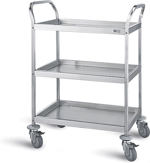 DM Construction Τροχήλατο Τραπεζάκι Nursing W50xD70xH94cm D-37