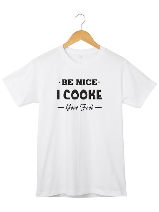 Be Nice I Cooke-your Food Blouse White