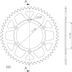 Supersprox Pinion spate