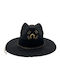 LiebeQueen Wicker Women's Hat Black