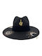 LiebeQueen Wicker Women's Hat Black