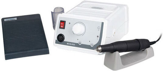 Marathon Eco 450 Τροχός Νυχιών Ρεύματος 60W Κόκκινος 40000 Στροφών με Πεντάλ