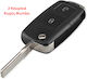 Car Key Shell with Blade with 2 Buttons for VW