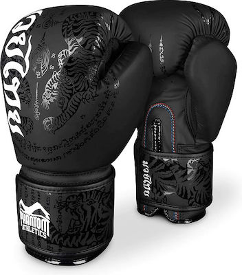 Phantom Synthetic Leather Boxing Competition Gloves Black