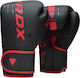 RDX Boxhandschuhe aus Synthetikleder für Kampf Rot