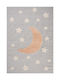 Klonaras Kinder Teppich Sterne Gray 160x230cm