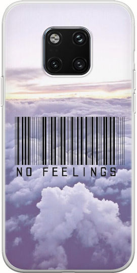 Husa Huawei Mate 20 Pro Flexibila din Silicon Transparent No Feelings