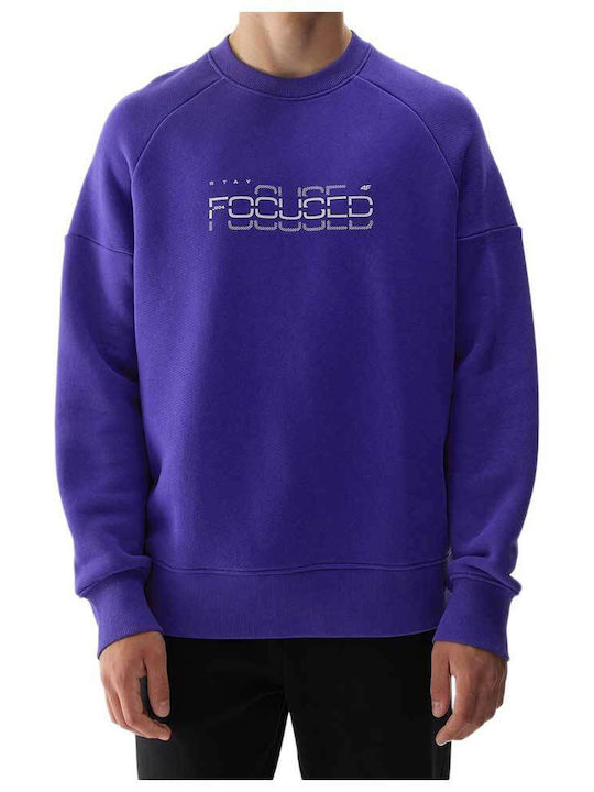 4F Men's Sweatshirt Purple