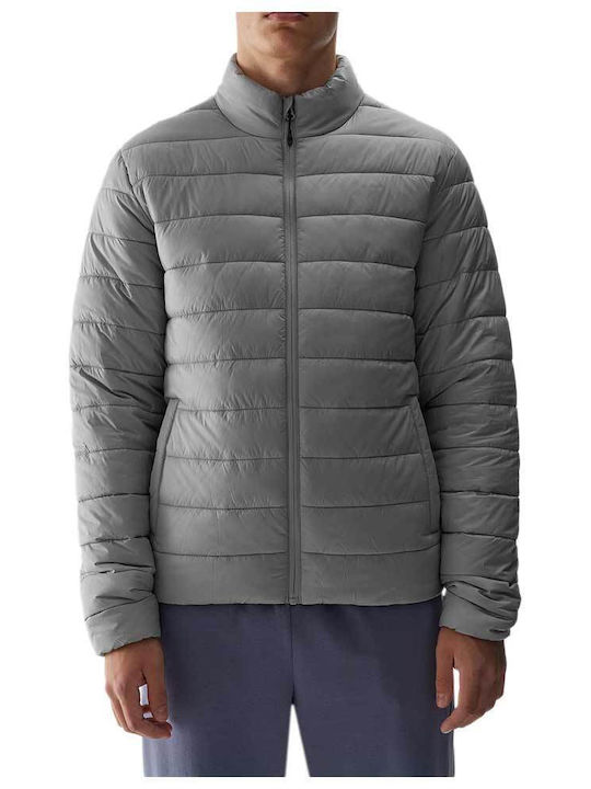 4F Herren Jacke Lässig Gray