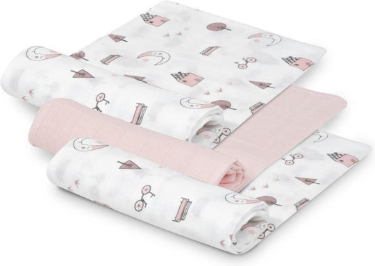 Interbaby Πάνα Αγκαλιάς 55x70cm 3τμχ