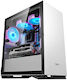 Darkflash DLM22 Gaming Midi Tower Computer Case with Window Panel White