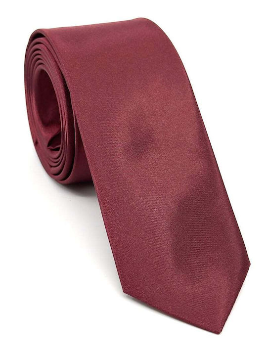 Ανδρική Γραβάτα σε Μπορντό Χρώμα