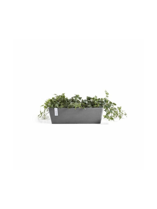 Ecopots Bruges Planter Box Plastic Charcoal 65x...