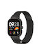 Milanese Strap Stainless Steel Black (Redmi Watch 4 / Redmi Watch 5)