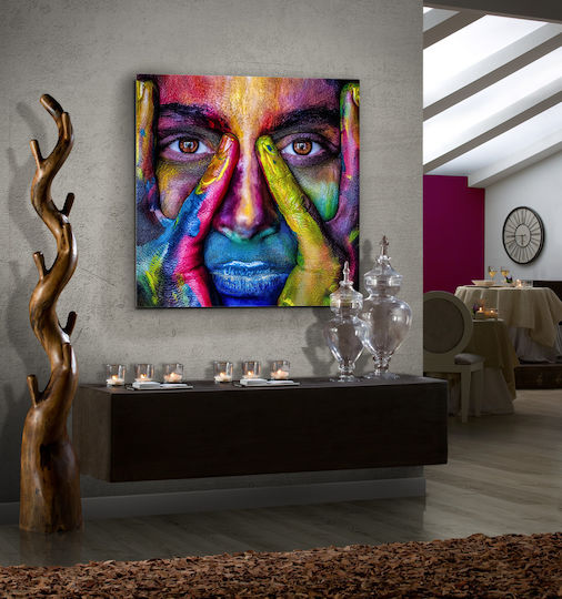 Colores Tablou pe Pânză 100x100cm