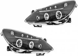 Junyan Front Lights Angel Eyes Led for Opel Corsa 06-10 2pcs