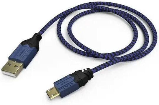 HAMA Редовна USB 2.0 до микро USB кабел Черен 2.5м 1бр
