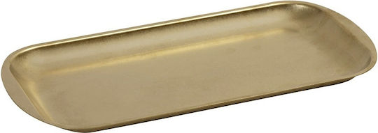 Espiel Snow Serving Platter Rectangular Gold 41x23cm