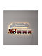 Wooden Kids Wall Light Train