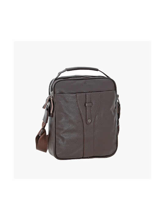 Bartuggi Leather Men's Bag Messenger Brown