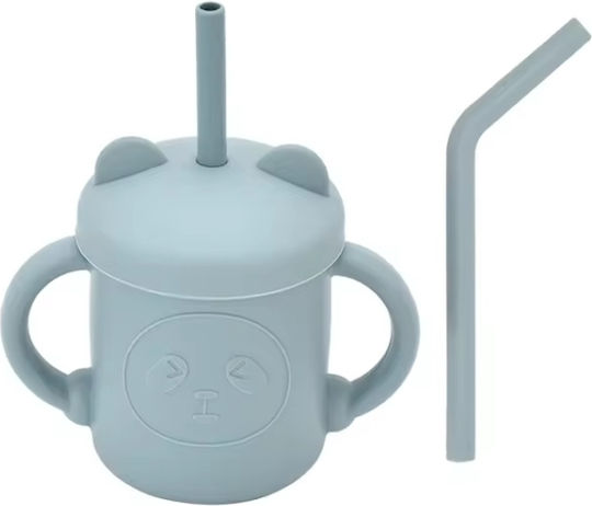 Cotton Baby Baby Cup made of Silicone Blue