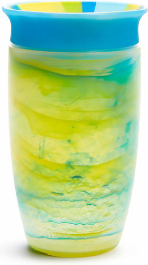 Munchkin Παιδικό Ποτηράκι Miracle 360° Sippy Cup Tropical Swirl από Πλαστικό Μπλε 296ml για 12m+