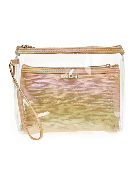 Verde Set Toiletry Bag with Transparency 24cm