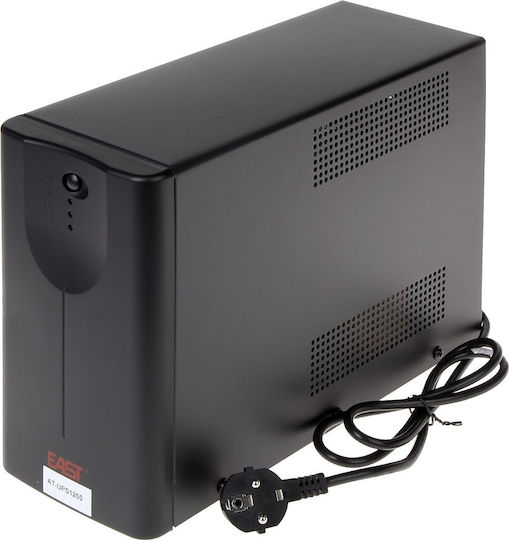 East EAST UPS1200 LED UPS Line-Interactive 1200VA 720W с 3 Schuko Гнезда