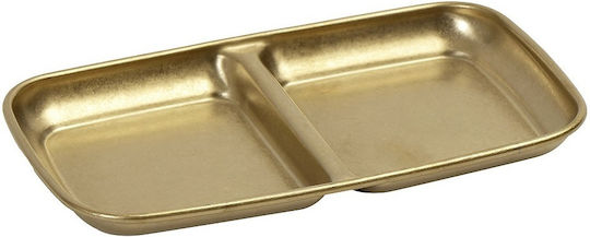 Espiel Inox Ορντεβιέρα 2 Θέσεων Χρυσή Π15.3xΜ9xΥ1.5cm