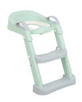 Kikka Boo Toddler Toilet Seat Soft-Padded with Handles & Stair Green