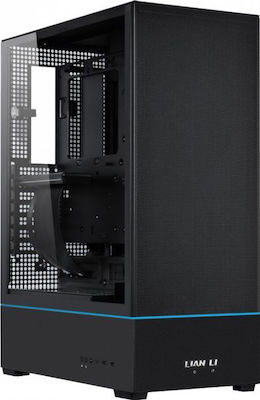 Lian Li SUP01 Midi Tower Computer Case with Window Panel and RGB Lighting Black