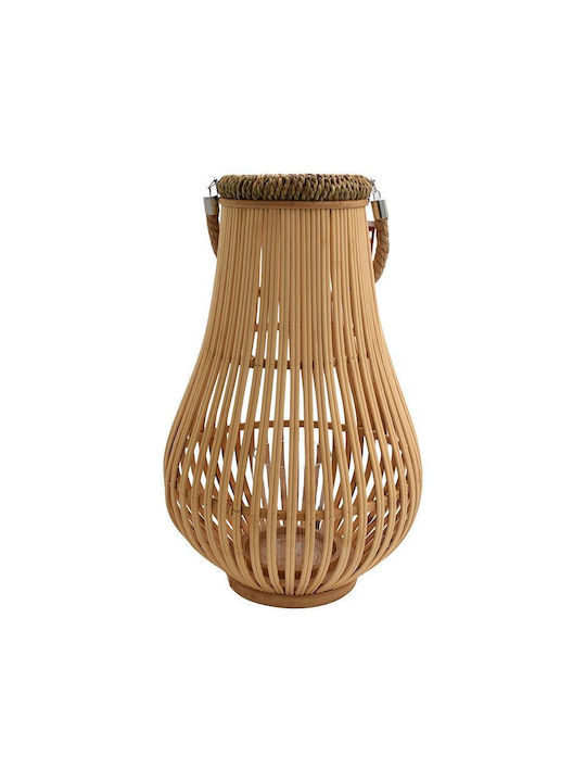 Fylliana Tabletop Bamboo Lantern Beige 28x46cm
