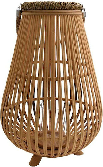 Fylliana Fl486 Φαναράκι Bamboo Επιτραπέζιο Μπεζ 34x49x49εκ.