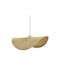 Inart Natural Pendant Light Beige Boho with Socket E27 90x90x129cm