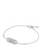 Michael Kors Women's Silver Bracelet 18cm