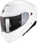 Scorpion Exo 930 Solid White Motorradhelm Aufkl...