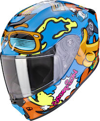 Scorpion Exo-Jnr Παιδικό Full Face ECE 22.06 Air Fun Blue/Orange