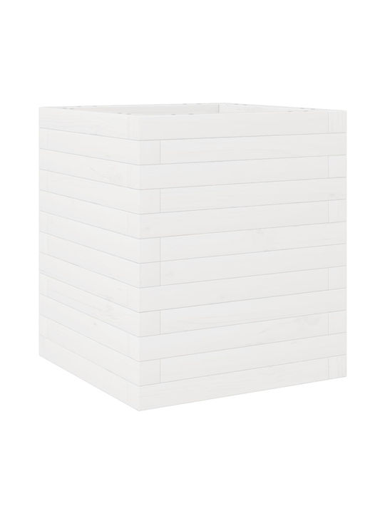 vidaXL Κήπου Planter Box 40x46cm White 3282400